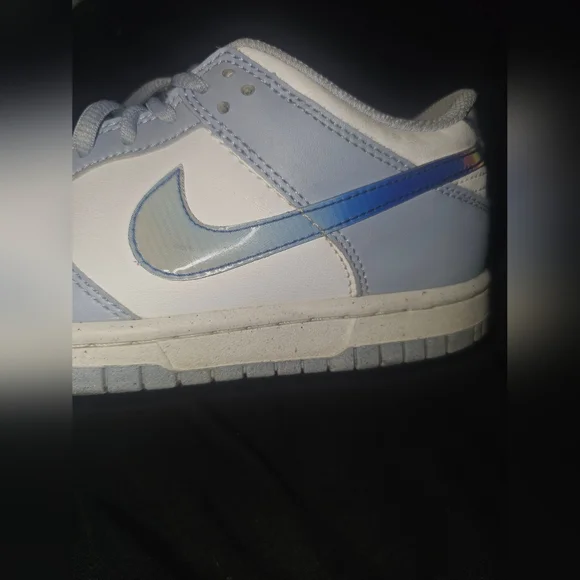 Nike Dunk Low Next Nature Blue Whisper Iridescent (GS) - Picture 4 of 12
